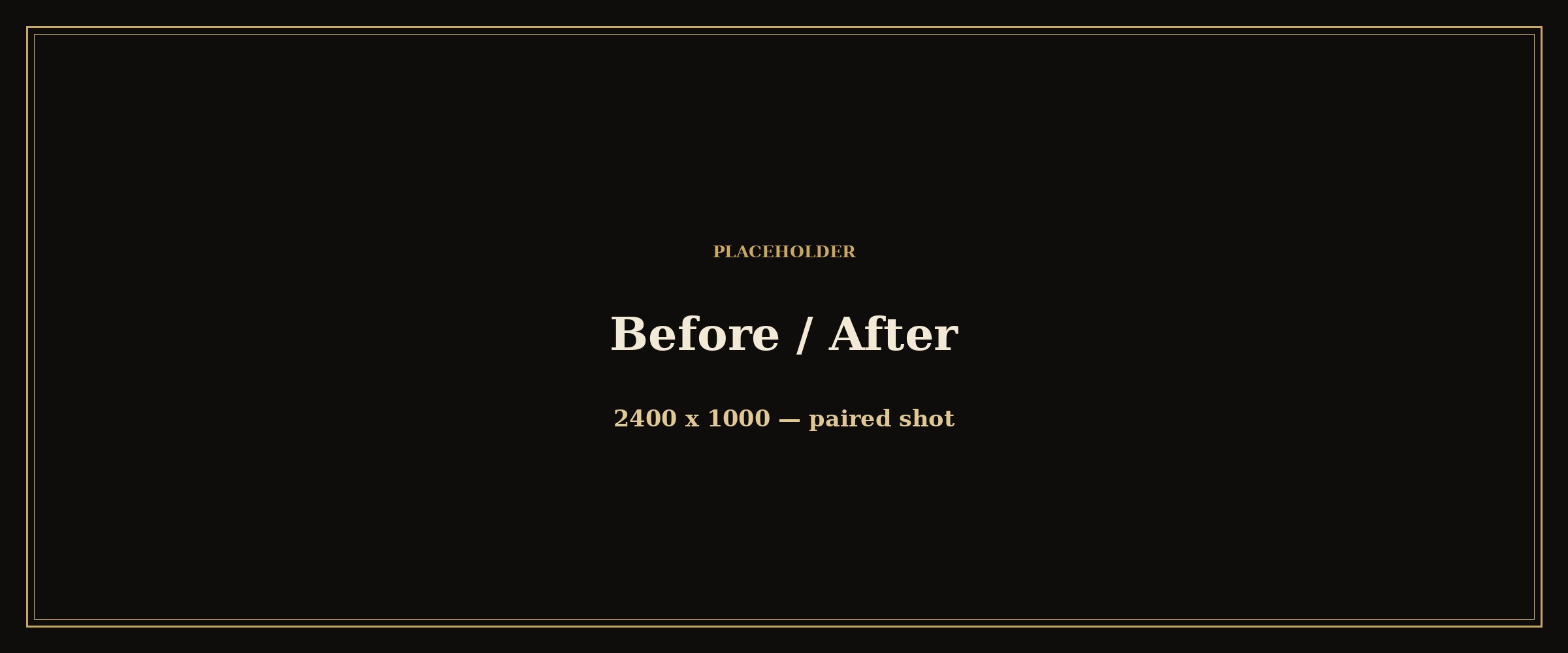 Before and after detailing — placeholder